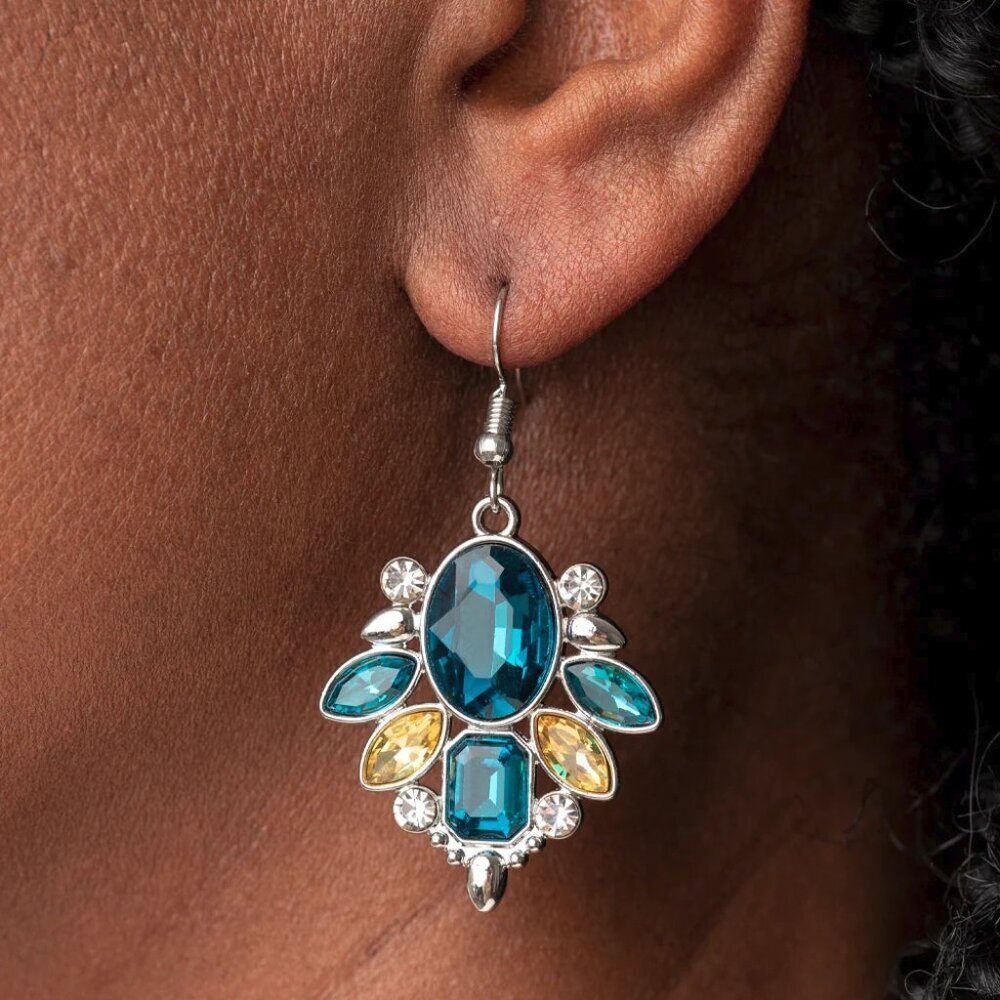 Paparazzi Jewelry Accessories - Glitzy Go-Getter - Multi Earrings - Vintage